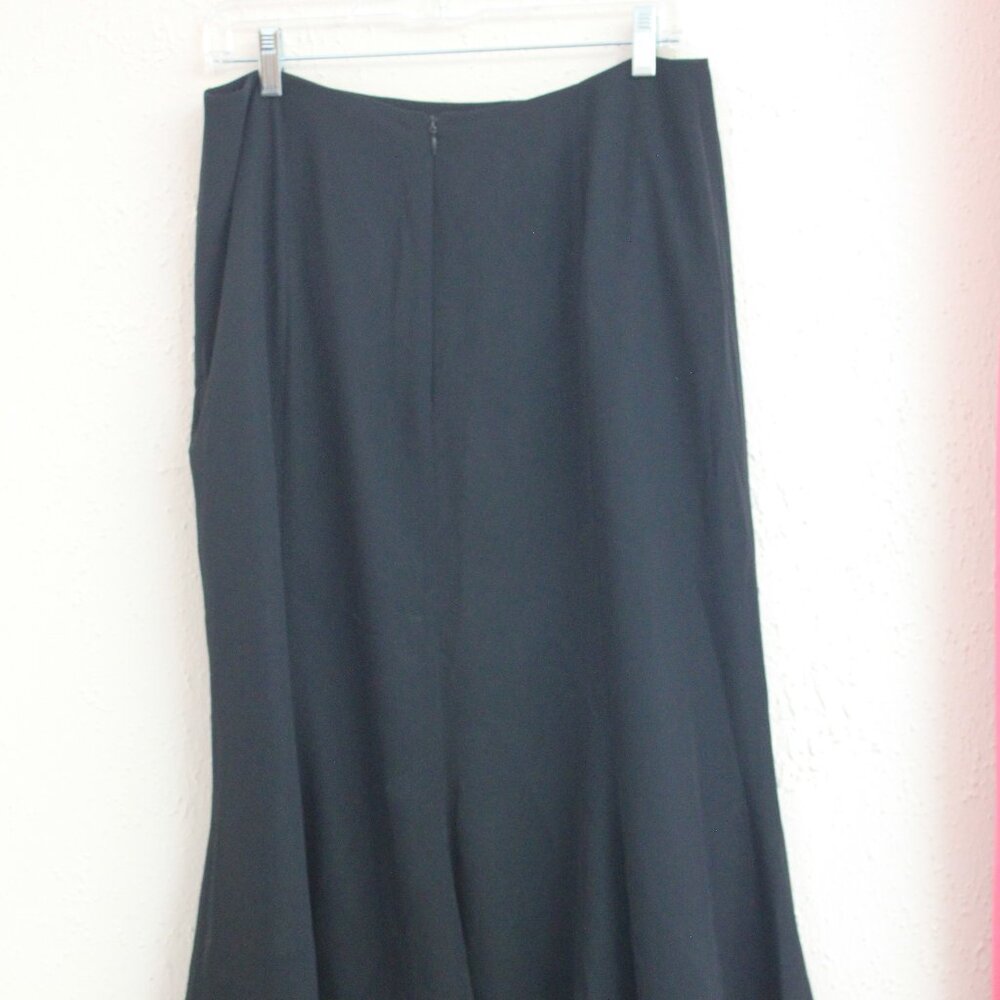 #420 Adrianna Papell Evening Essentials Black Skirt Size 14P - Picture 3 of 7